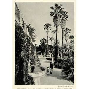  1922 Print Gardens Pedro Do Alcantara Cidade Baixa Lisbon 