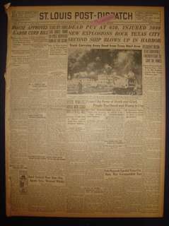 260506CQ TEXAS CITY DISASTER FIRE S.S. GRANDCAMP 1947  