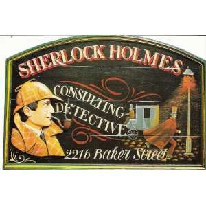  Large Postcard Sherlock Holmes 221b Baker Street 