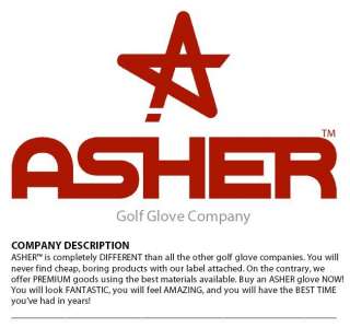 New Mens Leather Golf Glove ASHER DEATH GRIP Left Hand  