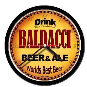  BALDACCI beer and ale wall clock 
