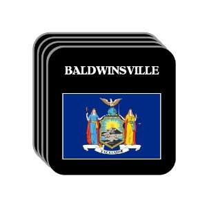  US State Flag   BALDWINSVILLE, New York (NY) Set of 4 Mini 