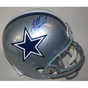  Troy Aikman Autographed Dallas Cowboys Riddell Full Size 