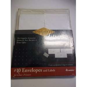 Avery, 26505, Communique, #10 Envelopes and Labels, Pinstripe, Design 