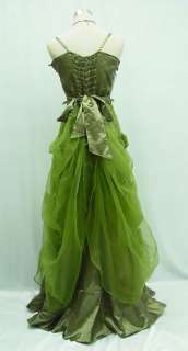 Green Victorian Edwardian Titanic styled Dress Masquerade Ball St 