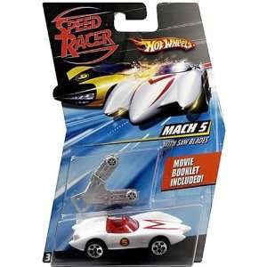   64 Die Cast Hot Wheels Car Mach 5 with Saw Blades Toys & Games
