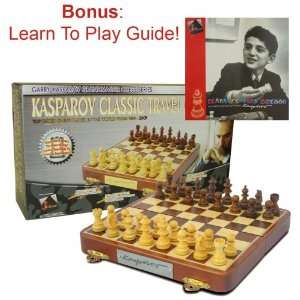  Kasparov Classic Travel Chess Set Toys & Games