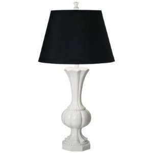  Kathy Ireland Classic Elegance White Table Lamp