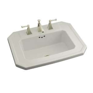 Kohler K 2325 4 95 Kathryn Self Rimming Lavatory with 4 Centers, Ice 