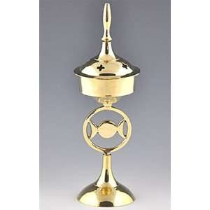 8 Brass Triple Moon Incense Censer 