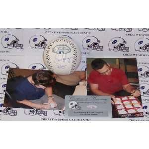 Evan Longoria and Scott Kazmir Autographed/Hand Signed 2008 All Star 