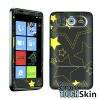 YELLOW SHIM STAR DECAL SKIN FOR T MOBILE HTC HD7 HD 7  