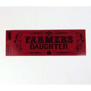  `Farmers Daughter` IH Bumper Sticker Toys & Games