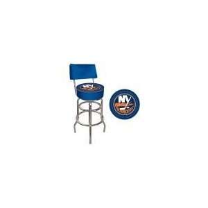  NHL New York Islanders Padded Bar Stool with Back