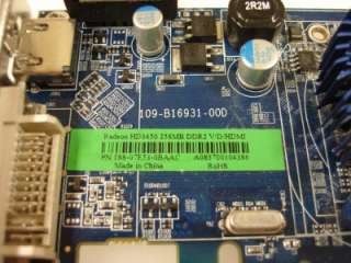 Acer ATI Radeon M5600 HD3450 256MB DDR2 HDMI PCI E LP Video Card 