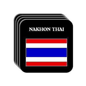  Thailand   NAKHON THAI Set of 4 Mini Mousepad Coasters 