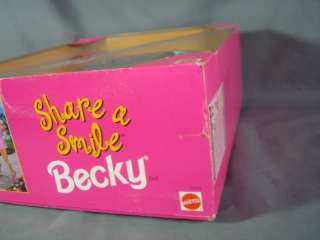 NRFB 1996 Share A Smile Becky (Friend of Barbie) Special Edition 
