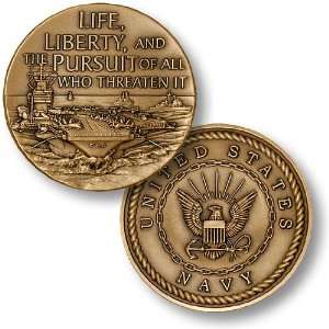   , and Pursuit of All Who Threaten It Challenge Coin 