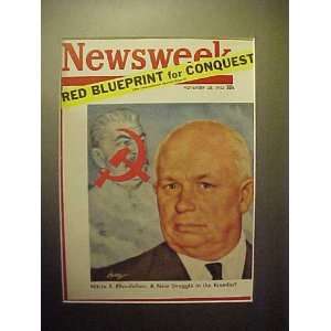 Nikita Khrushchev November 28, 1955 Newsweek Magazine Professionally 