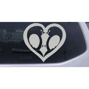  Lovebirds Kissing In Heart Animals Car Window Wall Laptop 