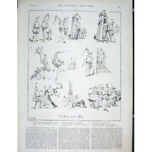   Fools Folly Hardy Sketches Barrack Army Fine Art 1889