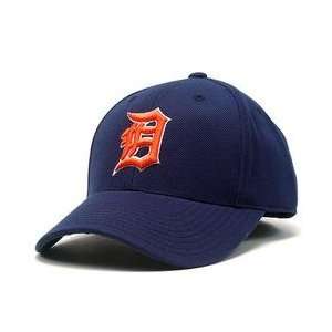 Detroit Tigers 1972 73, 1977 80 Road Cooperstown Fitted Cap   Navy 7 