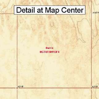   Quadrangle Map   Barro, Utah (Folded/Waterproof)