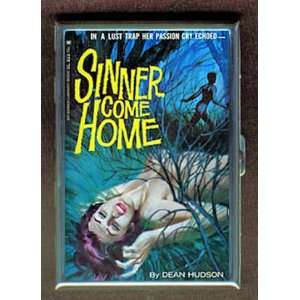 SINNER COME HOME TRASHY PULP ID Holder, Cigarette Case or Wallet MADE 