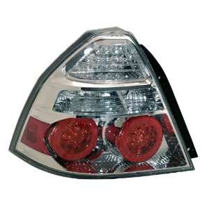 Chevy Aveo 07 UP LED. TailLamps All Chrome   (Sold in Pairs)
