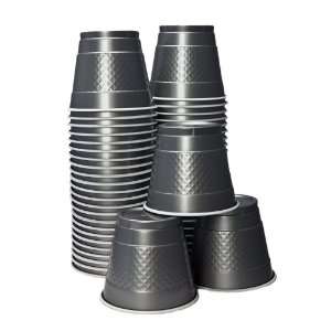  Silver 9 oz. Plastic tumblers   50 Count