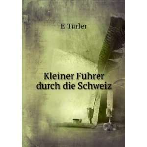  Kleiner FÃ¼hrer durch die Schweiz E TÃ¼rler Books