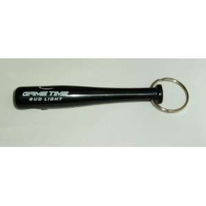  Bud Light Game Time Baseball Bat Bottle Opener & Keychain 