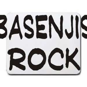  Basenjis Rock Mousepad