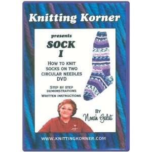  Knitting Korner Sock I DVD  (KK001) Arts, Crafts & Sewing