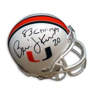 Bernie Kosar Miami Hurricnanes Autographed Proline Helmet with 83 