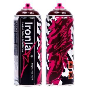  Ironlak Sirums Black Red Limited Edition Spray Can 