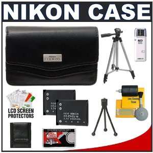  Nikon Coolpix 11632 Leather Digital Camera Case Bag + (2 