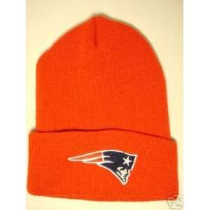  NFL New England Patriots Red Cuffed Knit Beanie Hat Winter 