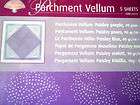 pergamano parchment vellum translucent purple paisley  