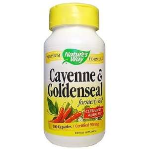 Natures Way Cayenne & Goldenseal 100 Caps Health 