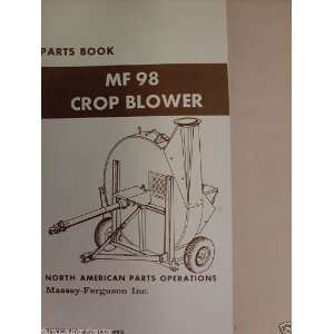   Ferguson 98 Crop Blower OEM Tractor Parts Manual  Books