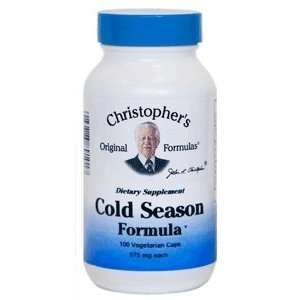 Cold Season Supplement, 100 Capsules   Dr. Christophers