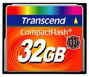 Transcend 32 GB 133x CompactFlash Memory Card