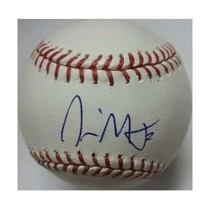  MLBPAA Nyjer Morgan Autographed Baseball Sports 