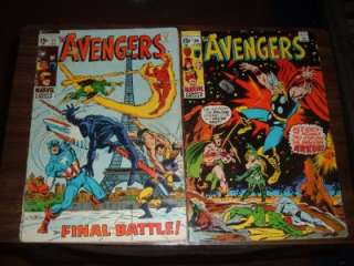Avengers 21 84   lot of 16 comic books  