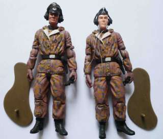 Germany WWII commander soldier action figure RARE #D4  