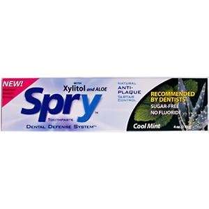  Spry Toothpaste with Max Xylitol and Aloe Health 