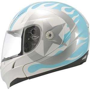  KBC Womens FFR Modular Retro Helmet   Large/Blue 