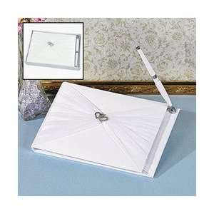  Double Heart Wedding Guest Book W/Pen [Toy] Everything 