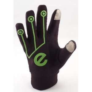  eGlove SPORT Black / Green (Small) Touchscreen Gloves 